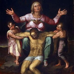 Missing Michelangelo Pieta Painting